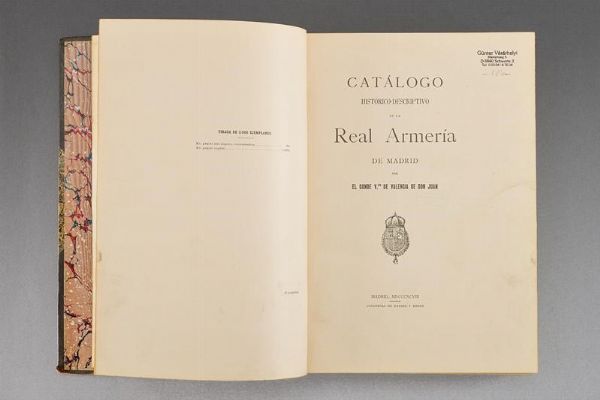 Catalogo de la Real Armeria de Madrid  - Asta Rare Armi Antiche e Militaria da Tutto il Mondo - Associazione Nazionale - Case d'Asta italiane