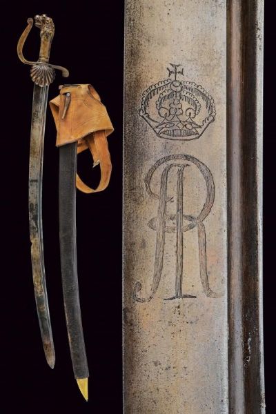 Sciabola della guardia svizzera dell'imperatore Augusto II  - Asta Rare Armi Antiche e Militaria da Tutto il Mondo - Associazione Nazionale - Case d'Asta italiane