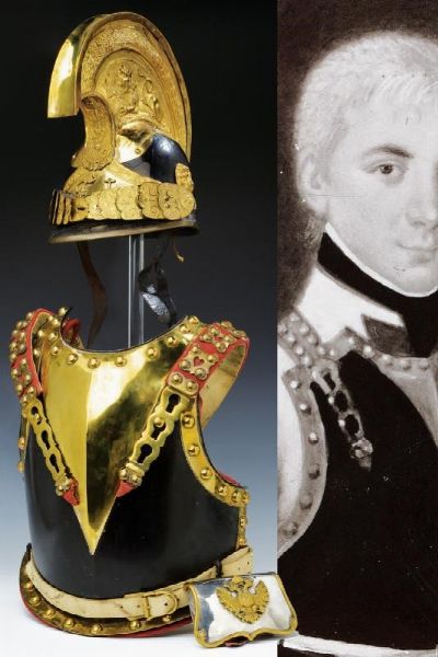 Importante set da ufficiale dei corazzieri appartenuto al conte Joseph Attems  - Asta Rare Armi Antiche e Militaria da Tutto il Mondo - Associazione Nazionale - Case d'Asta italiane