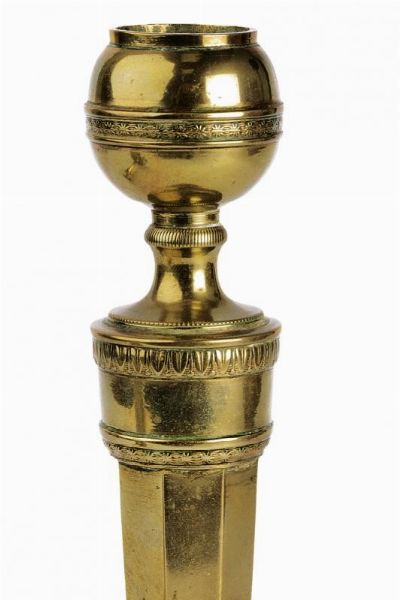 Paio di antichi candelabri Retour D'Egypte  - Asta Rare Armi Antiche e Militaria da Tutto il Mondo - Associazione Nazionale - Case d'Asta italiane