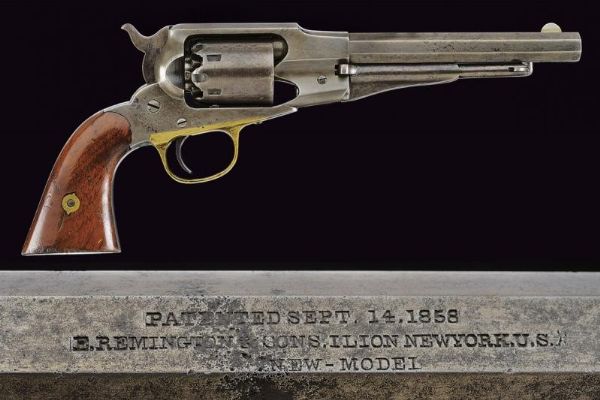 Remington New Model Navy Revolver  - Asta Rare Armi Antiche e Militaria da Tutto il Mondo - Associazione Nazionale - Case d'Asta italiane