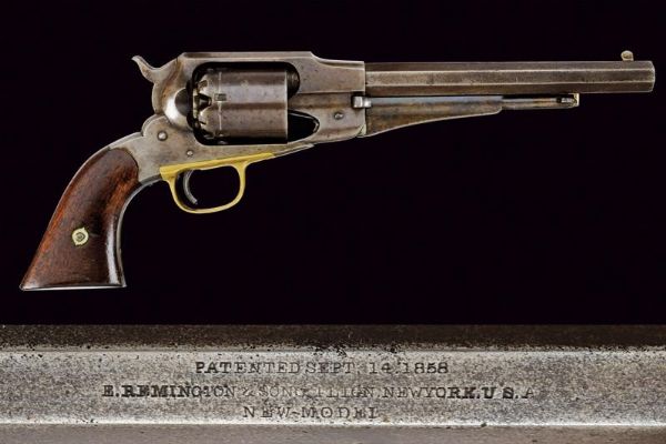 Remington New Model Army Revolver  - Asta Rare Armi Antiche e Militaria da Tutto il Mondo - Associazione Nazionale - Case d'Asta italiane