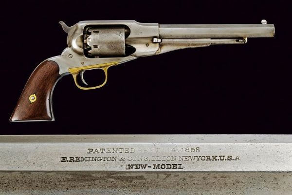 Remington New Model Navy Revolver  - Asta Rare Armi Antiche e Militaria da Tutto il Mondo - Associazione Nazionale - Case d'Asta italiane