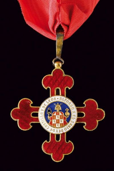 Ordine Civile di Alfonso X il Saggio  - Asta Rare Armi Antiche e Militaria da Tutto il Mondo - Associazione Nazionale - Case d'Asta italiane