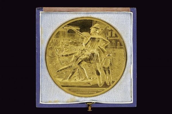 Medaglia Cinque Giornate di Milano  - Asta Rare Armi Antiche e Militaria da Tutto il Mondo - Associazione Nazionale - Case d'Asta italiane