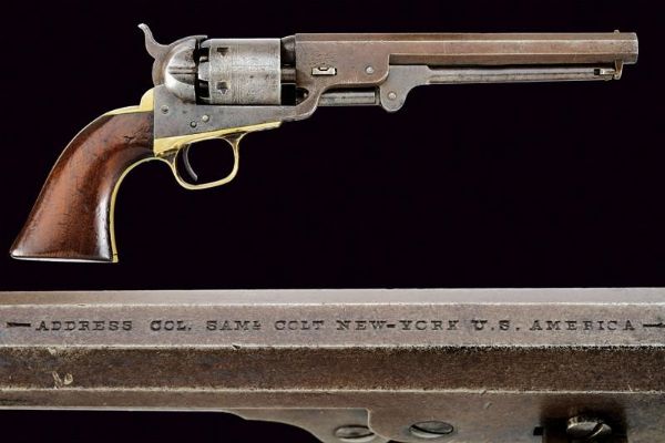 Colt Model 1851 Navy Revolver  - Asta Rare Armi Antiche e Militaria da Tutto il Mondo - Associazione Nazionale - Case d'Asta italiane