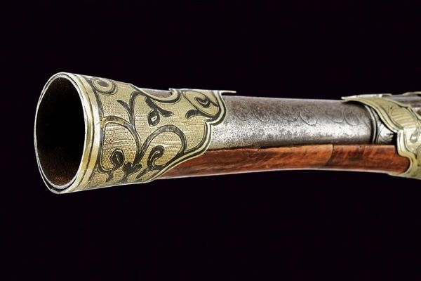 Bella pistola a tromboncino alla micheletta  - Asta Rare Armi Antiche e Militaria da Tutto il Mondo - Associazione Nazionale - Case d'Asta italiane