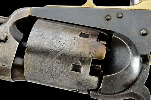 Colt Model 1851 Navy Revolver con marchi militari  - Asta Rare Armi Antiche e Militaria da Tutto il Mondo - Associazione Nazionale - Case d'Asta italiane