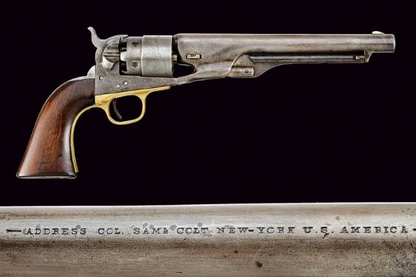 Colt Model 1860 Army Revolver  - Asta Rare Armi Antiche e Militaria da Tutto il Mondo - Associazione Nazionale - Case d'Asta italiane