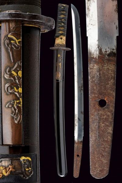 Wakizashi  - Asta Rare Armi Antiche e Militaria da Tutto il Mondo - Associazione Nazionale - Case d'Asta italiane