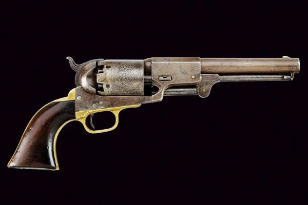 Colt Third Model Dragoon Revolver con marchi militari  - Asta Rare Armi Antiche e Militaria da Tutto il Mondo - Associazione Nazionale - Case d'Asta italiane