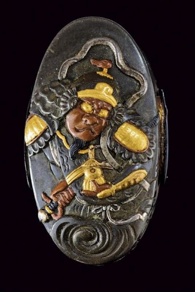 Fuchi e kashira  - Asta Rare Armi Antiche e Militaria da Tutto il Mondo - Associazione Nazionale - Case d'Asta italiane