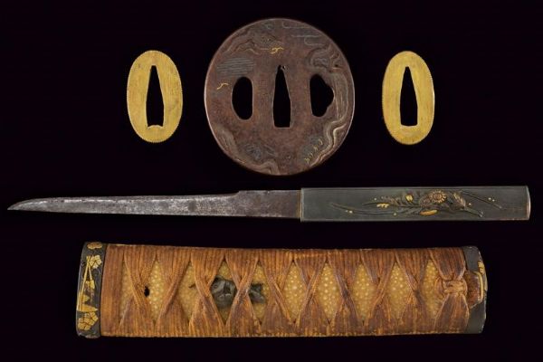 Koshirae per wakizashi con kozuka  - Asta Rare Armi Antiche e Militaria da Tutto il Mondo - Associazione Nazionale - Case d'Asta italiane