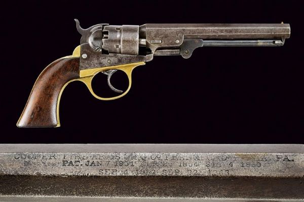 J.M. Cooper Navy Model Revolver  - Asta Rare Armi Antiche e Militaria da Tutto il Mondo - Associazione Nazionale - Case d'Asta italiane