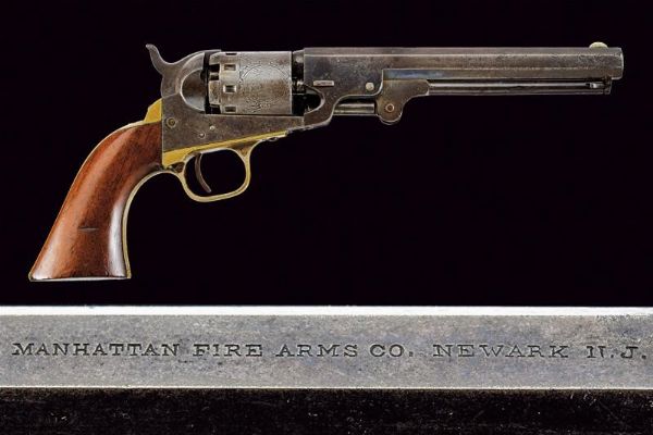 Manhattan 36 Caliber Revolver Navy Type  - Asta Rare Armi Antiche e Militaria da Tutto il Mondo - Associazione Nazionale - Case d'Asta italiane