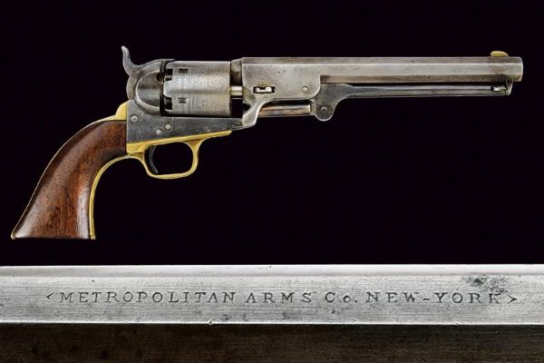 Metropolitan Arms Co. Navy Model Revolver  - Asta Rare Armi Antiche e Militaria da Tutto il Mondo - Associazione Nazionale - Case d'Asta italiane