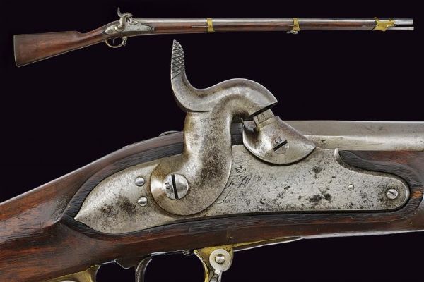 Fucile a luminello Mod. 1809/39  - Asta Rare Armi Antiche e Militaria da Tutto il Mondo - Associazione Nazionale - Case d'Asta italiane