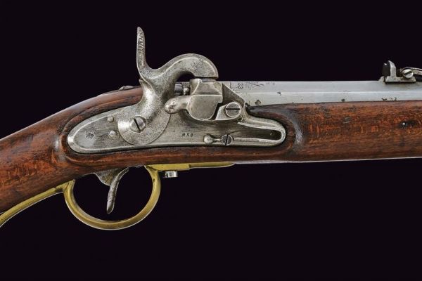 Kammerbuchse Mod. 1849 sistema Augustin con baionetta  - Asta Rare Armi Antiche e Militaria da Tutto il Mondo - Associazione Nazionale - Case d'Asta italiane