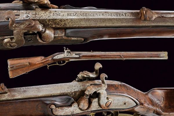 Raro doppelstutzen Mod. 1768 ridotto a luminello di Heizenberger  - Asta Rare Armi Antiche e Militaria da Tutto il Mondo - Associazione Nazionale - Case d'Asta italiane