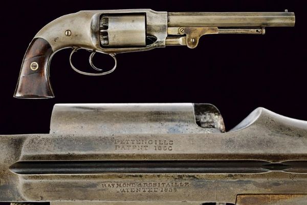 C.S. Pettengill Army Model Revolver  - Asta Rare Armi Antiche e Militaria da Tutto il Mondo - Associazione Nazionale - Case d'Asta italiane