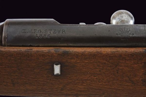 Fucile Kropatschek mod. 1886 Steyr  - Asta Rare Armi Antiche e Militaria da Tutto il Mondo - Associazione Nazionale - Case d'Asta italiane