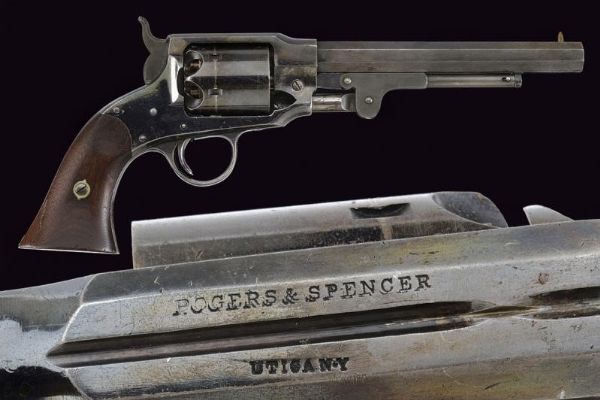 Rogers & Spencer Army Model Revolver  - Asta Rare Armi Antiche e Militaria da Tutto il Mondo - Associazione Nazionale - Case d'Asta italiane