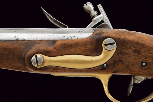 Pistola a pietra focaia da cavalleria  - Asta Rare Armi Antiche e Militaria da Tutto il Mondo - Associazione Nazionale - Case d'Asta italiane