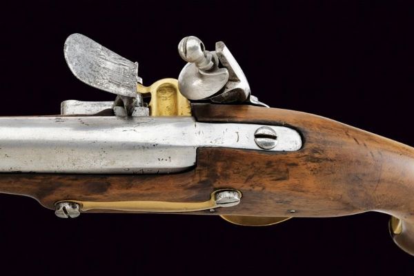 Pistola a pietra focaia da cavalleria  - Asta Rare Armi Antiche e Militaria da Tutto il Mondo - Associazione Nazionale - Case d'Asta italiane