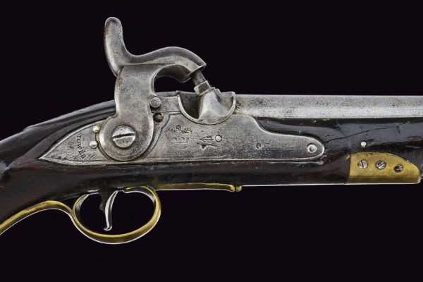 Pistola militare ridotta a luminello  - Asta Rare Armi Antiche e Militaria da Tutto il Mondo - Associazione Nazionale - Case d'Asta italiane