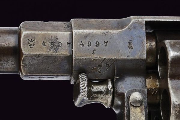 Reichsrevolver Mod. 1883 a percussione centrale  - Asta Rare Armi Antiche e Militaria da Tutto il Mondo - Associazione Nazionale - Case d'Asta italiane