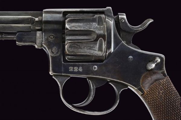 Revolver Bodeo Mod. 1889 da ufficiale  - Asta Rare Armi Antiche e Militaria da Tutto il Mondo - Associazione Nazionale - Case d'Asta italiane