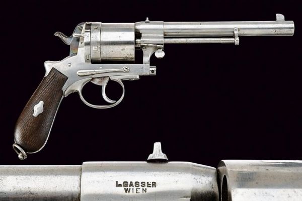 Revolver Gasser Mod. 1870  - Asta Rare Armi Antiche e Militaria da Tutto il Mondo - Associazione Nazionale - Case d'Asta italiane