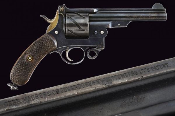 Revolver Mod. 1878 Mauser zigzag  - Asta Rare Armi Antiche e Militaria da Tutto il Mondo - Associazione Nazionale - Case d'Asta italiane