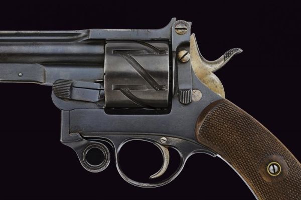 Revolver Mod. 1878 Mauser zigzag  - Asta Rare Armi Antiche e Militaria da Tutto il Mondo - Associazione Nazionale - Case d'Asta italiane