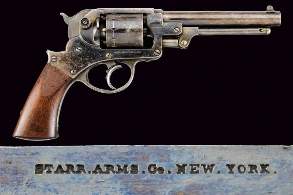 Starr Arms Co. D.A. 1858 Army Revolver con timbri militari  - Asta Rare Armi Antiche e Militaria da Tutto il Mondo - Associazione Nazionale - Case d'Asta italiane