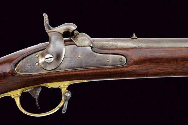 Interessante Model 1841 U.S. Percussion Rifle Mississipi Rifle  - Asta Rare Armi Antiche e Militaria da Tutto il Mondo - Associazione Nazionale - Case d'Asta italiane