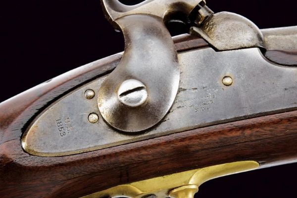 Interessante Model 1841 U.S. Percussion Rifle Mississipi Rifle  - Asta Rare Armi Antiche e Militaria da Tutto il Mondo - Associazione Nazionale - Case d'Asta italiane