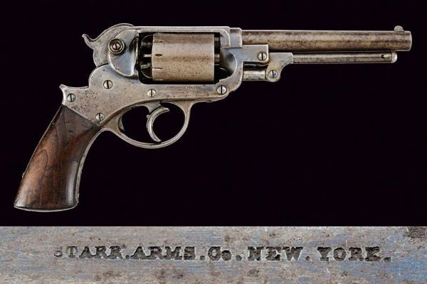 Starr Arms Co. D.A. 1858 Navy Revolver  - Asta Rare Armi Antiche e Militaria da Tutto il Mondo - Associazione Nazionale - Case d'Asta italiane