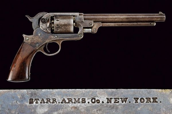 Starr Arms Co. S.A. 1863 Army Revolver con timbri militari  - Asta Rare Armi Antiche e Militaria da Tutto il Mondo - Associazione Nazionale - Case d'Asta italiane