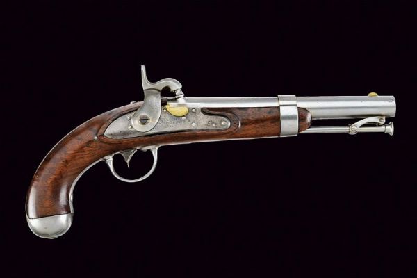 Pistola d'ordinanza Mod. 1836 ridotta a luminello  - Asta Rare Armi Antiche e Militaria da Tutto il Mondo - Associazione Nazionale - Case d'Asta italiane