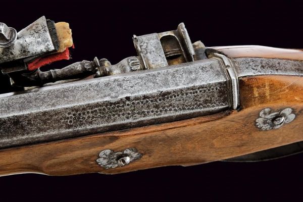 Interessante schioppetto a ruota da arcione  - Asta Rare Armi Antiche e Militaria da Tutto il Mondo - Associazione Nazionale - Case d'Asta italiane