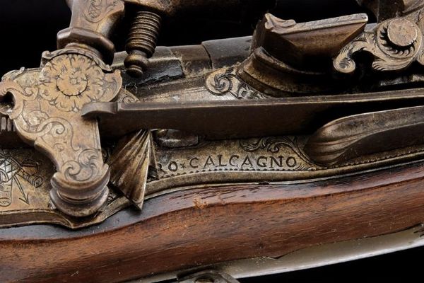 Fucile alla micheletta di Pietro Calcagno  - Asta Rare Armi Antiche e Militaria da Tutto il Mondo - Associazione Nazionale - Case d'Asta italiane