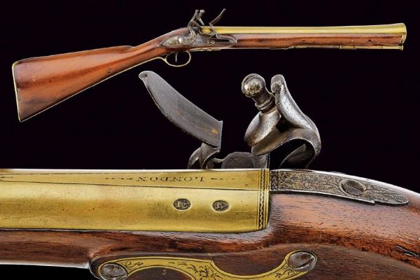 Trombone a pietra focaia da marina  - Asta Rare Armi Antiche e Militaria da Tutto il Mondo - Associazione Nazionale - Case d'Asta italiane