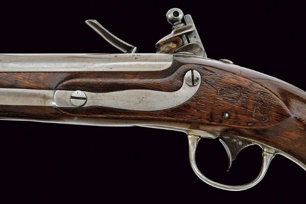 Interessante pistola a pietra focaia d'ordinanza Mod. 1836 di A. Waters  - Asta Rare Armi Antiche e Militaria da Tutto il Mondo - Associazione Nazionale - Case d'Asta italiane