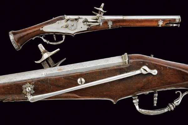 Pistola a ruota  - Asta Rare Armi Antiche e Militaria da Tutto il Mondo - Associazione Nazionale - Case d'Asta italiane