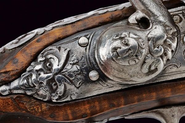 Pistola alla fiorentina  - Asta Rare Armi Antiche e Militaria da Tutto il Mondo - Associazione Nazionale - Case d'Asta italiane