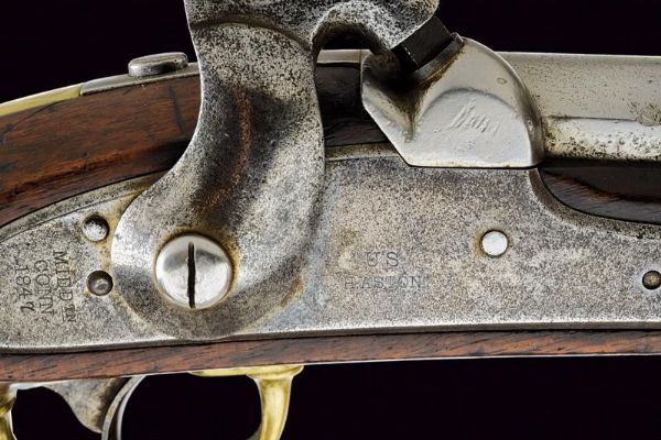 Pistola a luminello Mod. 1842  - Asta Rare Armi Antiche e Militaria da Tutto il Mondo - Associazione Nazionale - Case d'Asta italiane