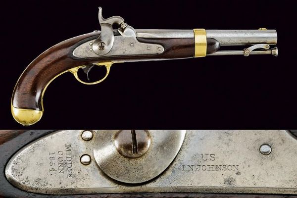 Pistola a luminello Mod. 1842  - Asta Rare Armi Antiche e Militaria da Tutto il Mondo - Associazione Nazionale - Case d'Asta italiane