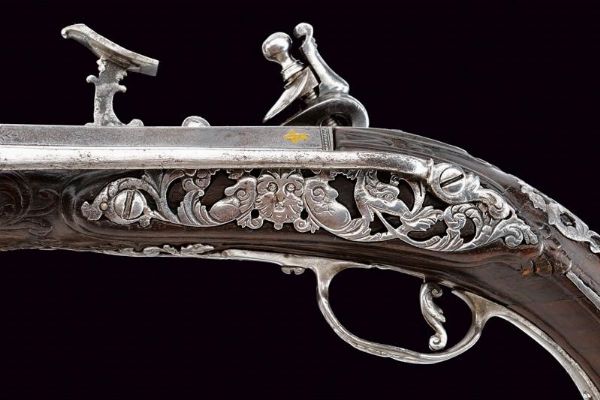 Pistola alla fiorentina de il Cerboncelli  - Asta Rare Armi Antiche e Militaria da Tutto il Mondo - Associazione Nazionale - Case d'Asta italiane