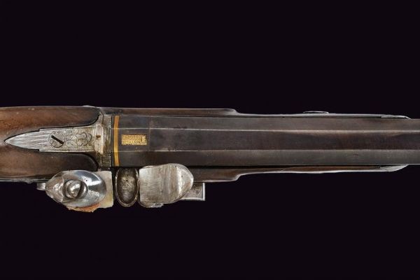 Pistola a pietra focaia da tiro di Silk  - Asta Rare Armi Antiche e Militaria da Tutto il Mondo - Associazione Nazionale - Case d'Asta italiane